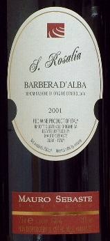 BARBERA D'ALBA S.ROSALIA   MAURO SEBASTE