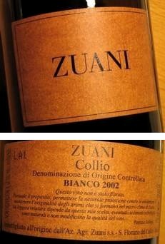 ZUANI COLLIO BIANCO