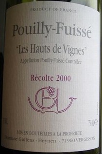 POUILLY-FUISSE "LES HAUTS DE VIGNES"