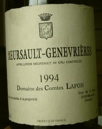 MEURSAULT-GENEVRIERES