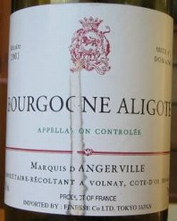 BOURGOGNE ALIGOTE