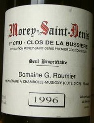 MOREY-SAINT-DENIS 1ER CLOS DE LA BUSSIERE  GEORGES ROUMIER