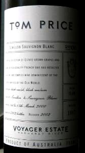 SEMILLON SAUVIGNON BLANC VOYAGER ESTATE