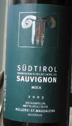 SUDTIROL SAUVIGNON "MOCK"