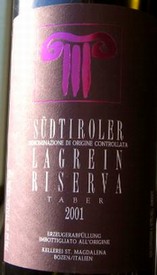 LAGREIN RISERVA "TABER"