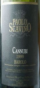 BAROLO "CANNUBI" PAOLO SCAVINO