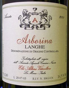 ARBORINA ELIO ALTARE