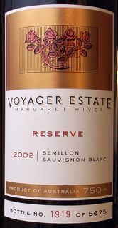 SEMILLON SAUVIGNON BLANC VOYAGER ESTATE
