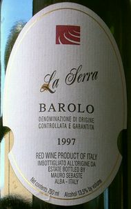 BAROLO "LA SERRA" MAURO SEBASTE
