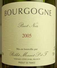 BOURGOGNE PINOT NOIR ROBLET-MONNOT