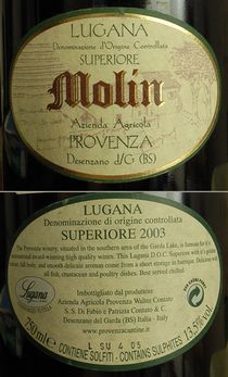 LUGANA D.O.C. SUPERIORE MOLIN PROVENZA
