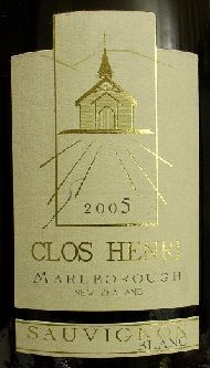 SAUVIGNON BLANC MARLBOROUGH CLOS HENRI