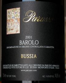 BAROLO "BUSSIA" PARUSSO