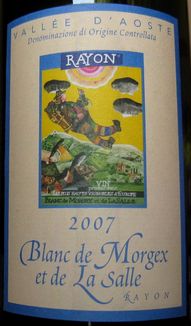BLANC DE MORGEX ET DE LA SALLE RAYON