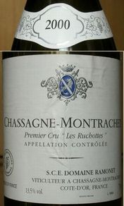 CHASSAGNE-MONTRACHET PREMIER CRU LES RUCHOTTES DOMAINE RAMONET