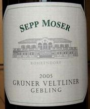 GRUNER VELTLINER GEBLING SEPP MOSER