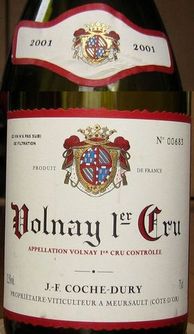 VOLNAY 1ER CRU J-F COCHE-DURY