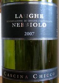 LANGHE NEBBIOLO D.O.C. CASCINA CHICCO