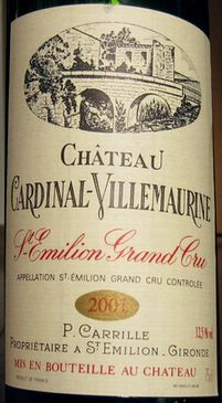 CHATEAU CARDINAL-VILLEMAURINE