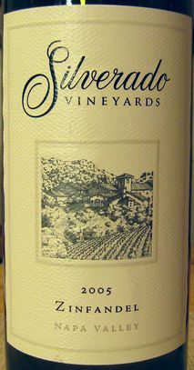 ZINFANDEL NAPA VALLEY SILVERADO VINEYARDS