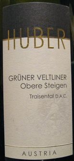 GRUNER VELTLINER OBERE STEIGEN MARKUS HUBER