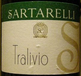VERDICCHIO DEI CASTELLI DI JESI CLASSICO SUPERIORE D.O.C. VIGNETI TRALIVIO SARTARELLI