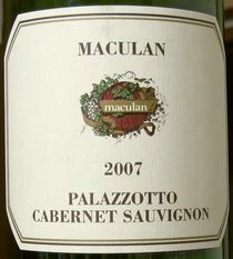 PALAZZOTTO CABERNET SAUVIGNON MACULAN