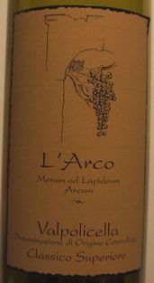 VALPOLICELLA CLASSICO SUPERIORE D.O.C L'ARCO