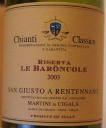 CHIANTI CLASSICO LE BARONCOLE
