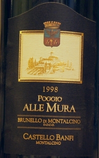 BRUNELLO DI MONTALCINO POGGIO ALLE MURA BANFI
