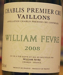 CHABLIS 1er CRU VAILLONS WILLIAM FEVRE