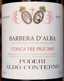 BARBERA D'ALBA CONCA TRE PILE ALDO CONTERNO