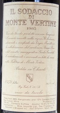 IL SODACCIO DI MONTE VERTINE