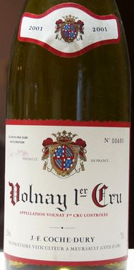 VOLNAY 1ER CRU J-F COCHE-DURY