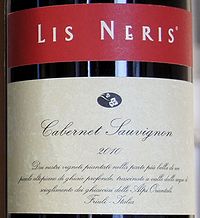 CABERNET SAUVIGNON VENEZIA GIULIA I.G.T. LIS NERIS
