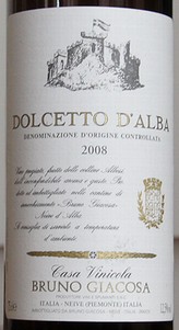 DOLCETTO D'ALBA BRUNO GIACOSA