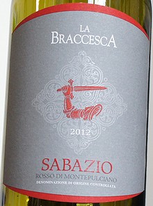 ROSSO DI MONTEPULCIANO "SABAZIO" LA BRACCESCA