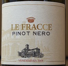 PINOT NERO OLTREPO PAVESE D.O.C. LE FRACCE