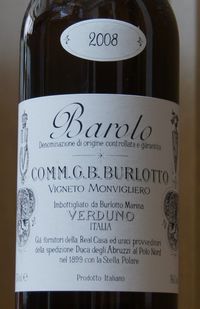 BAROLO MONVIGLIERO COMM.G.B. BURLOTTO